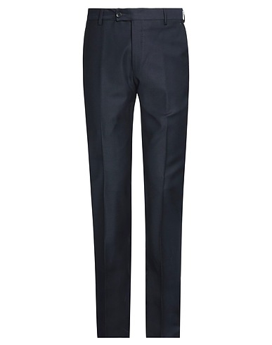 TONELLO Casual pants Midnight blue 99% Virgin Wool, 1% Elastane