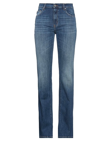 LOVE MOSCHINO Denim trousers Blue 98% Cotton, 2% Elastane