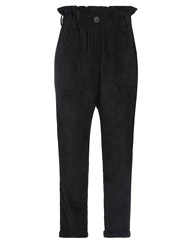 OUVERT DIMANCHE Pantalone Nero 90% Poliestere, 8% Nylon, 2% Elastan