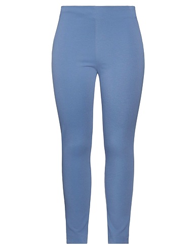 MAX & MOI Casual trouser Light blue 70% Viscose, 25% Polyamide, 5% Elastane
