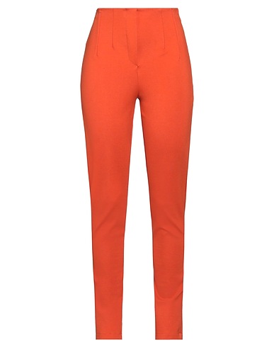 AKEP Casual trouser Orange 61% Viscose, 31% Polyamide, 8% Elastane