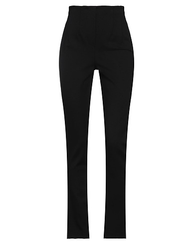 AKEP Casual trouser Black 61% Viscose, 31% Polyamide, 8% Elastane