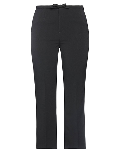 REDValentino Casual trouser Black 93% Polyester, 7% Elastane