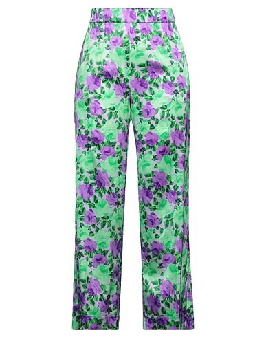 P.A.R.O.S.H. Casual trouser Lilac 93% Silk, 7% Elastane