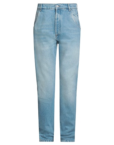 BALMAIN Denim trousers Blue 100% Cotton