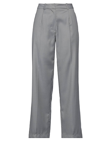 LOW CLASSIC Casual pants Grey 70% Polyester, 30% Wool