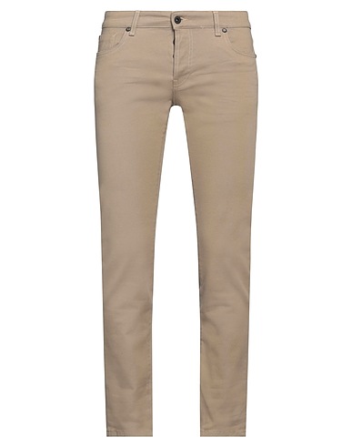 MESSAGERIE Casual trouser PATRIZIO PISCAGLIA Sage green 97% Cotton, 3% Elastane