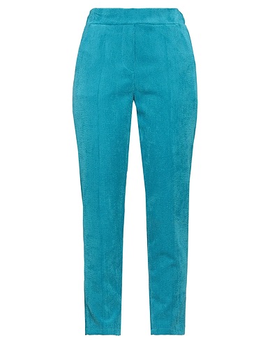 OUVERT DIMANCHE Pantalone Turchese 85% Poliestere, 12% Nylon, 3% Elastan