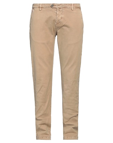 MINETTO Casual trouser Beige 98% Cotton, 2% Elastane