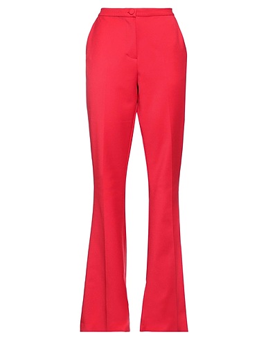 ALBERTO AUDENINO Casual trouser Red 96% Polyester, 4% Elastane