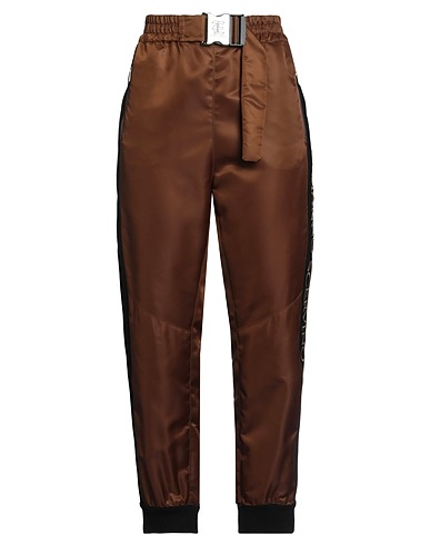 ERMANNO SCERVINO Casual trouser Brown 100% Polyamide, Polyester, Polyethylene