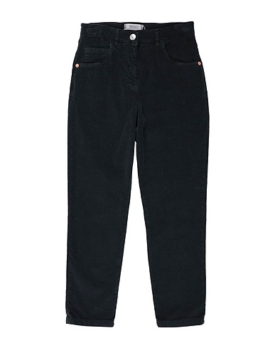 VICOLO パンツ ブラック コットン 98% / ポリウレタン 2%