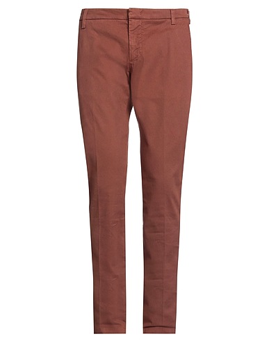 ENTRE AMIS Casual pants Tan 97% Cotton, 3% Elastane