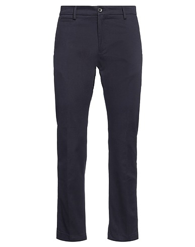 MESSAGERIE Casual pants PATRIZIO PISCAGLIA Midnight blue 98% Cotton, 2% Elastane