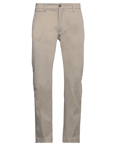 MESSAGERIE Casual pants PATRIZIO PISCAGLIA Light grey 98% Cotton, 2% Elastane