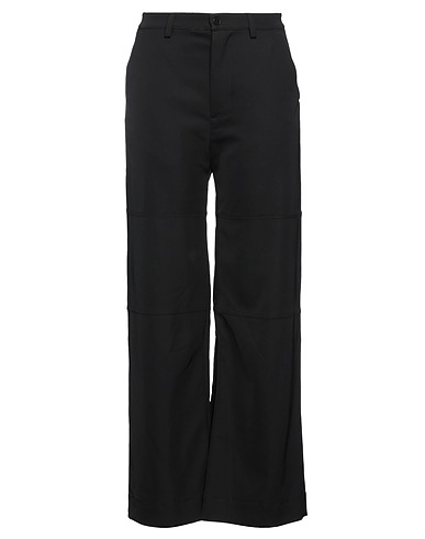 MALLONI Pantalone Nero 79% Viscosa, 19% Lana, 2% Elastan