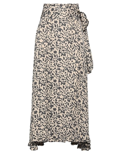 ALESSIA SANTI Midi skirt Beige 100% Viscose