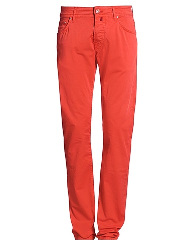 JACOB COHЁN Casual pants Rust 96% Cotton, 4% Elastane, Polyester