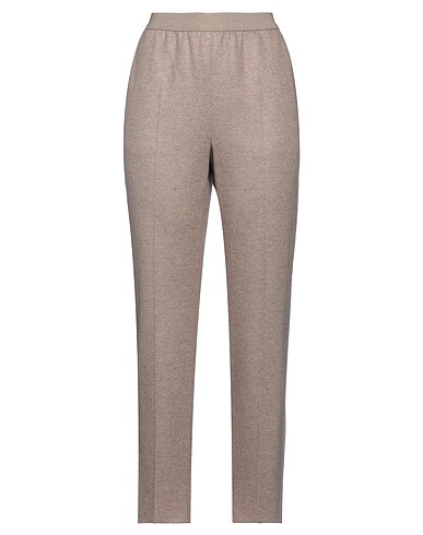 AGNONA Casual pants Khaki 75% Wool, 25% Cashmere, Cotton, Elastane