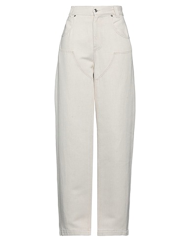 PAURA Pantalone Panna 100% Cotone