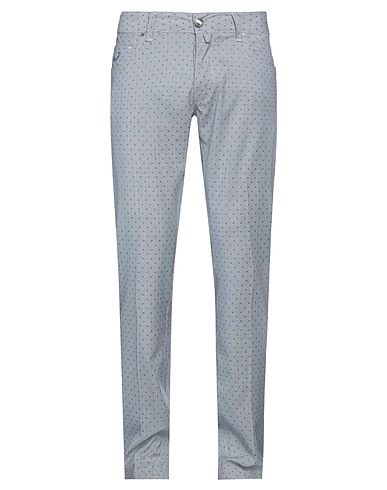 JACOB COHЁN Casual trouser Slate blue 100% Virgin Wool