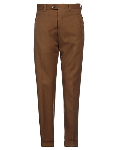 PT Torino Casual trouser Brown 64% Viscose, 18% Modal, 18% Cotton