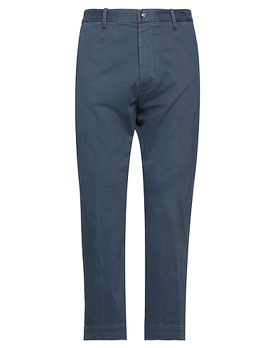 NINE IN THE MORNING Casual trouser Navy blue 96% Cotton, 4% Elastane