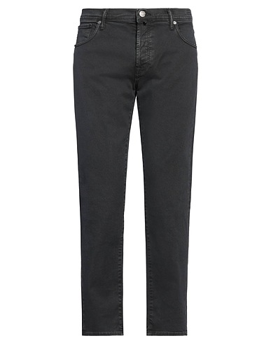 INCOTEX Denim pants Charcoal 98% Cotton, 2% Elastane