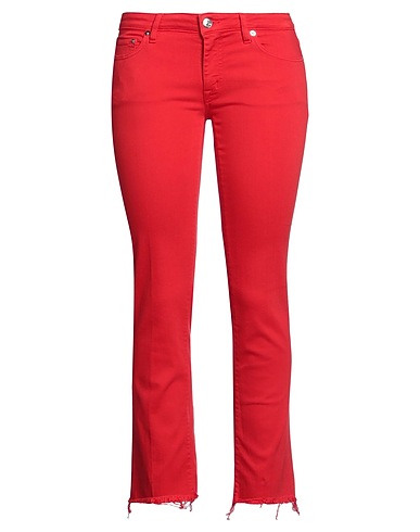 (+) PEOPLE Bootcut Jeans Red 92% Cotton, 6% Elastomultiester, 2% Elastane