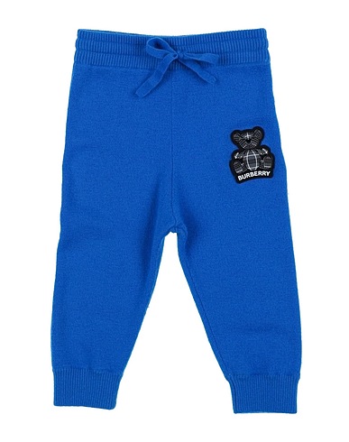 BURBERRY Casual trouser Blue 100% Cashmere, Polyamide, Elastane