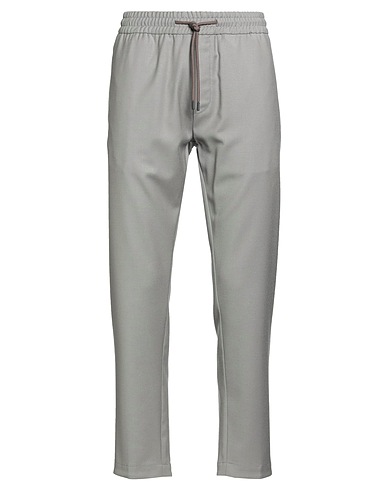 DONDUP Casual pants Sage green 99% Virgin Wool, 1% Elastane