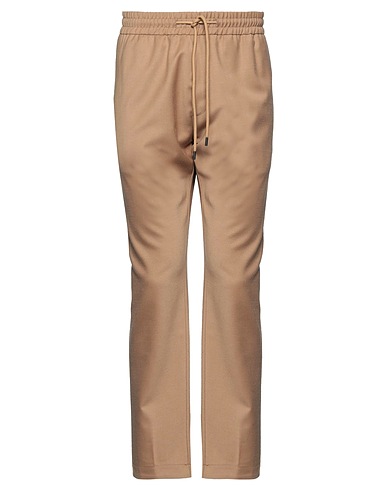 DONDUP Casual trouser Camel 99% Virgin Wool, 1% Elastane