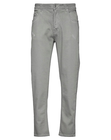 GREY DANIELE ALESSANDRINI 5 Tasche Grigio 99% Cotone organico, 1% Elastan