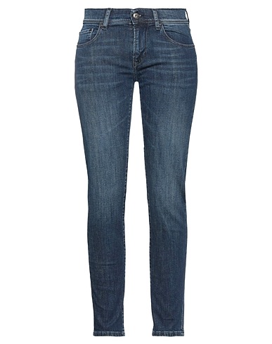 0/ZERO CONSTRUCTION Jambe droite Bleu 99% Coton, 1% Élasthanne