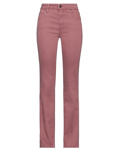 JACOB COHЁN Denim trousers Antique rose 63% Lyocell, 30% Cotton, 5% Polyester, 2% Elastane
