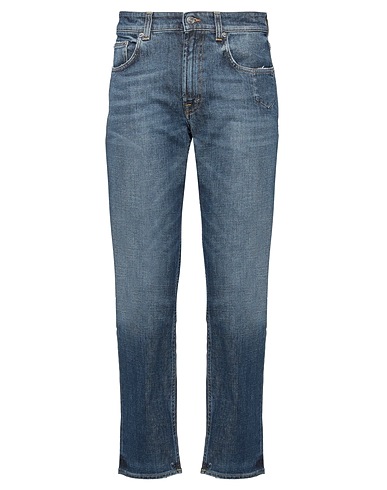 DEPARTMENT 5 Denim pants Blue 99% Cotton, 1% Elastane