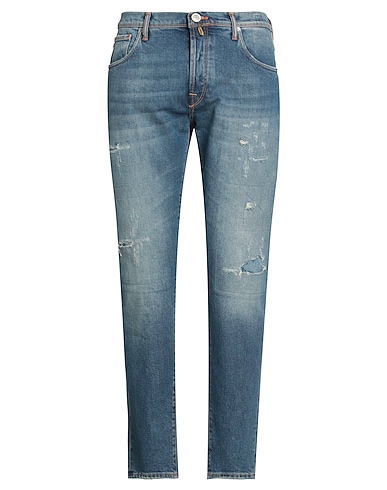 INCOTEX Denim pants BLUE DIVISION Blue 98% Cotton, 2% Elastane