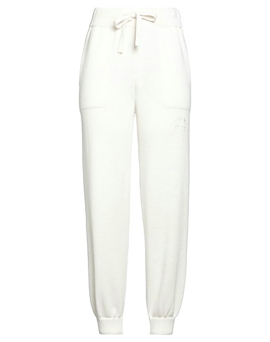 4GIVENESS Casual trouser Off white 70% Acrylic, 30% Virgin Wool