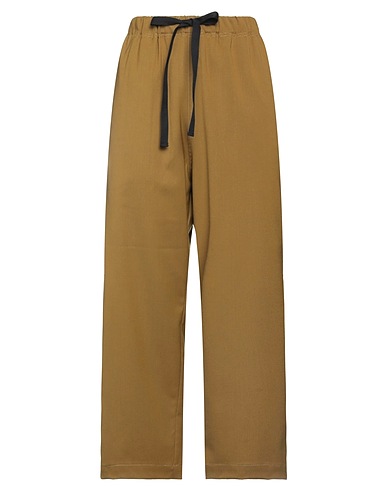 PDR PHISIQUE DU ROLE Casual pants Military green 55% Polyester, 43% Virgin Wool, 2% Elastane