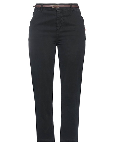 KONTATTO Pantalone Nero 97% Cotone, 3% Elastan