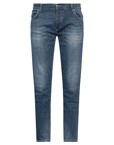 FIFTY FOUR Denim trousers Blue 70% Cotton, 28% Polyester, 2% Elastane