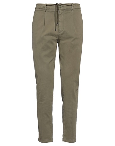 CRUNA Casual trouser Military green 98% Cotton, 2% Elastane