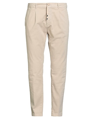CRUNA Casual pants Beige 98% Cotton, 2% Elastane