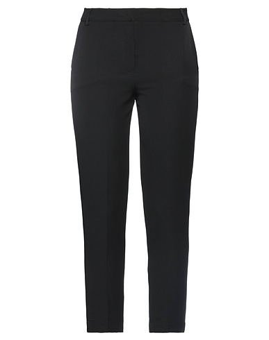ALESSIA SANTI Casual trouser Black 89% Polyester, 11% Elastane