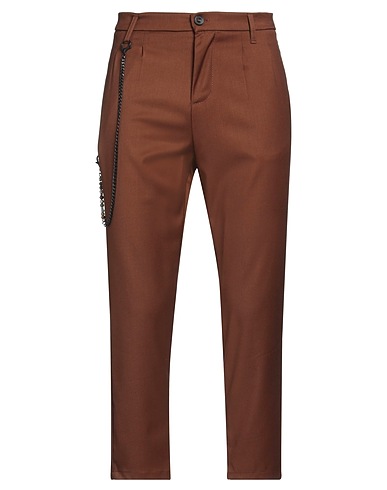 IMPERIAL Casual pants Brown 66% Polyester, 31% Viscose, 3% Elastane