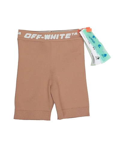 OFF-WHITE™ Shorts & Bermuda Khaki 90% Polyester, 8% Polyamide, 2% Elastane