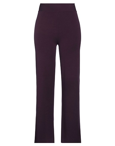 P.A.R.O.S.H. Casual trouser Plum 82% Viscose, 18% Polyurethane