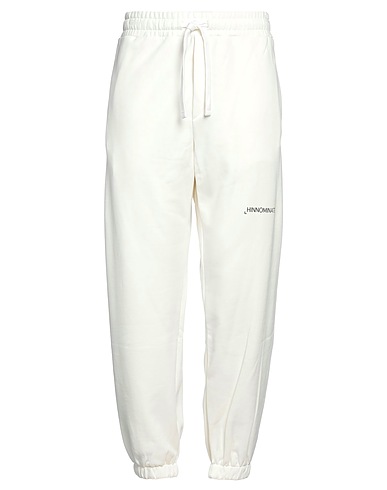 HINNOMINATE Casual trouser Ivory 100% Cotton