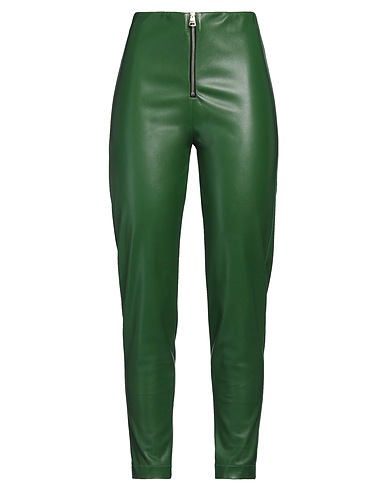 MARIUCCIA Casual pants Green 100% Polyurethane