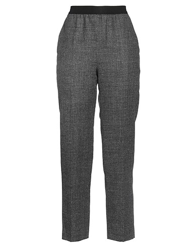 AGNONA Casual trouser Lead 60% Wool, 22% Polyamide, 18% Linen, Cotton, Elastane